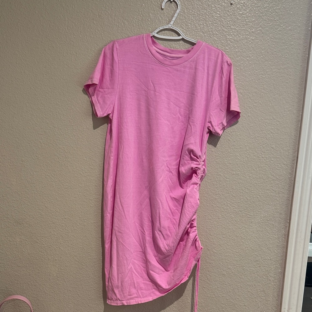 Universal Thread Pink High-Low T-Shirt Dress